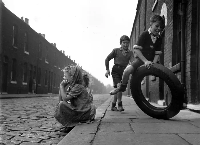 Framed Print : Salford Street Fun Framed Print : Salford Street Fun