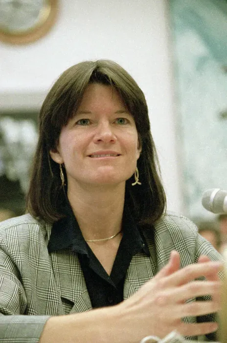 Framed Print : Sally Ride Testifying to Subcommittee Framed Print : Sally Ride Testifying to Subcommittee