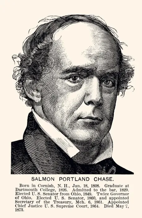 Framed Print : SALMON PORTLAND CHASE, US POLITICIAN... -XXXL with lots of details Framed Print : SALMON PORTLAND CHASE, US POLITICIAN... -XXXL with lots of details