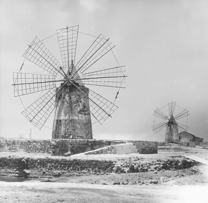 Framed Print : Salt Windmills Framed Print : Salt Windmills