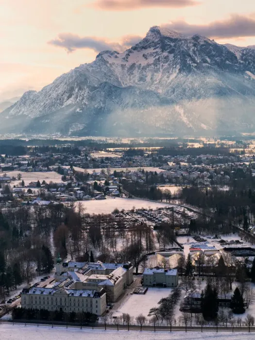 Framed Print : Salzberg - Winter Wonderland Framed Print : Salzberg - Winter Wonderland