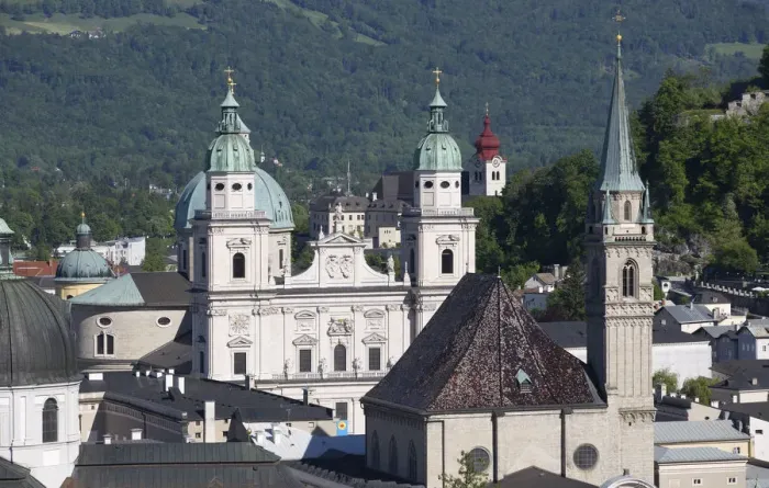 Framed Print : Salzburg Cathedral, Salzburg, Austria Framed Print : Salzburg Cathedral, Salzburg, Austria
