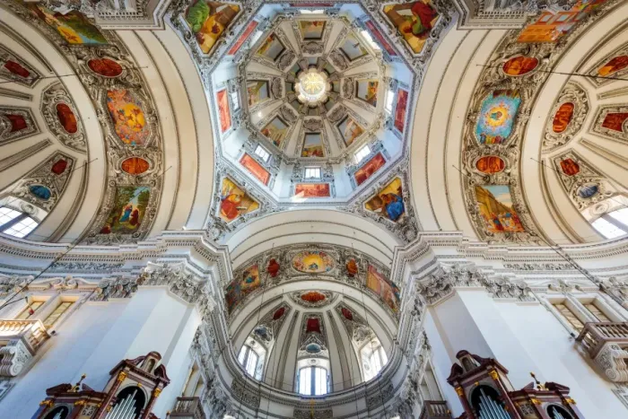 Framed Print : Salzburg Cathedral of Salzburg, Austria