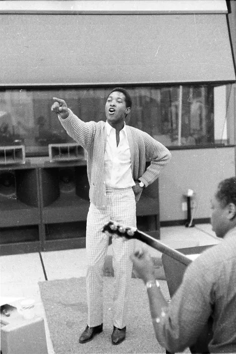 Framed Print : Sam Cooke With Cliff White Framed Print : Sam Cooke With Cliff White