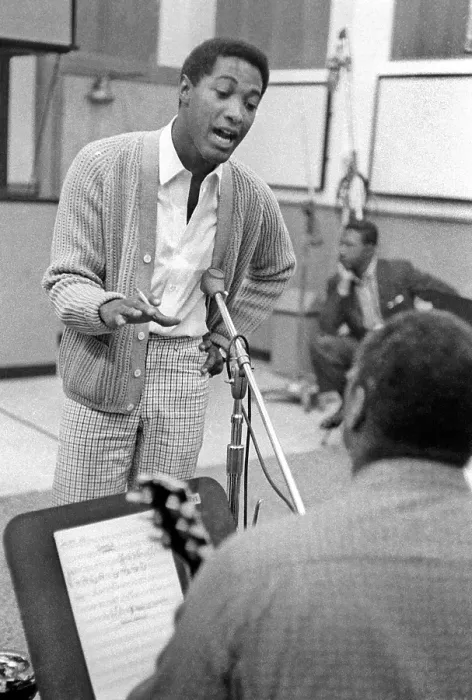 Framed Print : Sam Cooke In The Studio Framed Print : Sam Cooke In The Studio