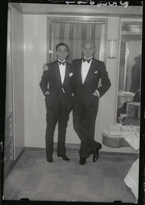 Framed Print : Sam Goldwyn and Irving Berlin