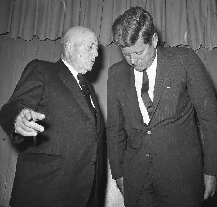 Framed Print : Sam Rayburn and John F. Kennedy Framed Print : Sam Rayburn and John F. Kennedy
