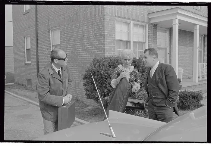 Framed Print : Sam Sheppard with Wife Ariane and Attorney Lee Bailey Framed Print : Sam Sheppard with Wife Ariane and Attorney Lee Bailey