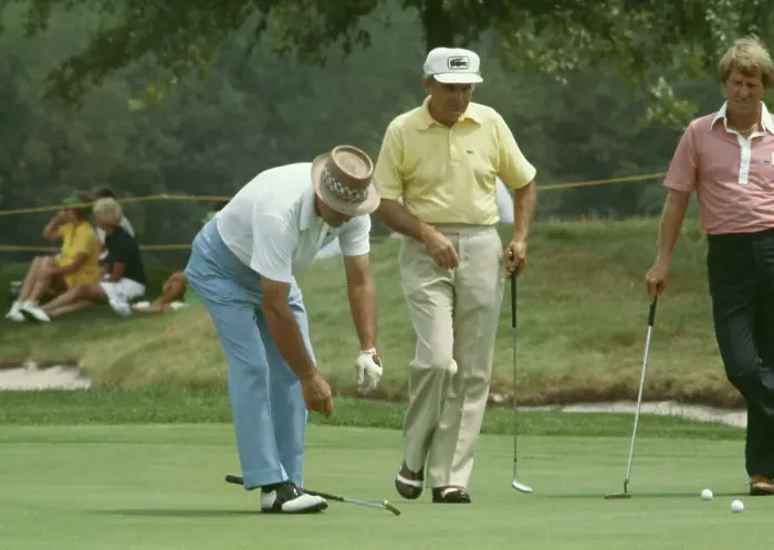 Framed Print : Sam Snead. American golfer Sam Snead (left, 1912 - 2002) competing in the Framed Print : Sam Snead. American golfer Sam Snead (left, 1912 - 2002) competing in the