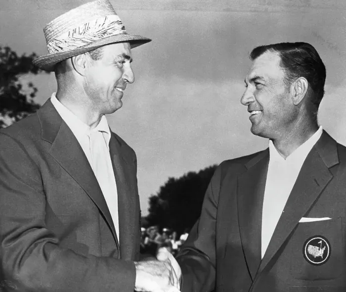 Framed Print : Sam Snead and Ben Hogan Shake Hands Framed Print : Sam Snead and Ben Hogan Shake Hands