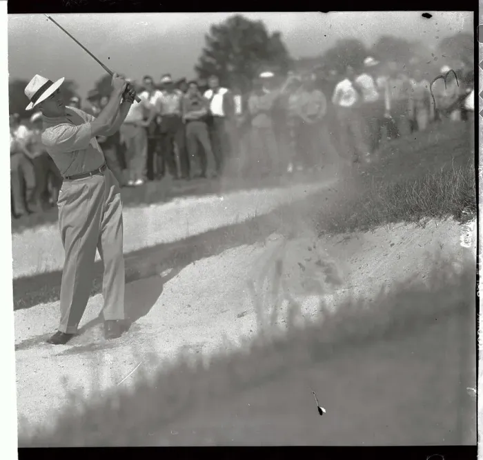 Framed Print : Sam Snead Blasting Out of Sand Trap Framed Print : Sam Snead Blasting Out of Sand Trap