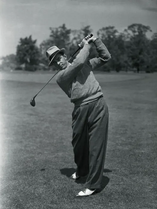 Framed Print : Sam Snead Golfing in Metropolitan Open Framed Print : Sam Snead Golfing in Metropolitan Open