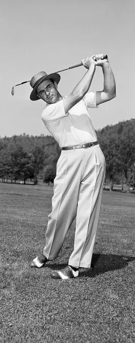 Framed Print : Sam Snead Practicing His Golf Swing Framed Print : Sam Snead Practicing His Golf Swing