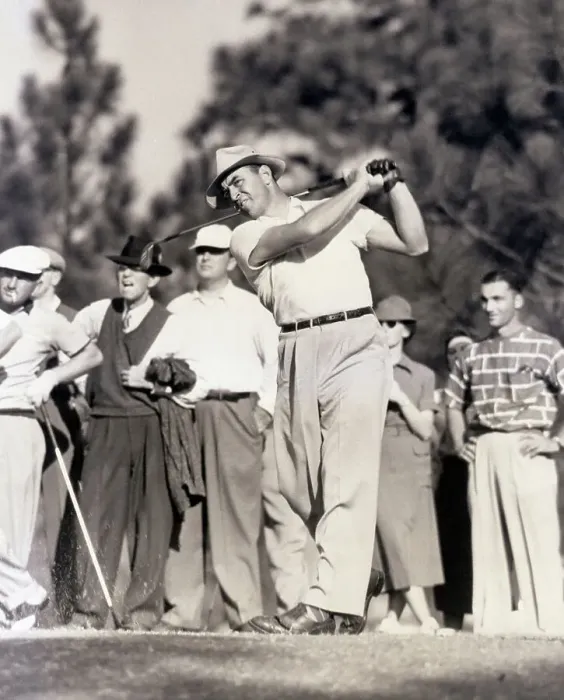 Framed Print : Sam Snead Swinging Golf Club Framed Print : Sam Snead Swinging Golf Club
