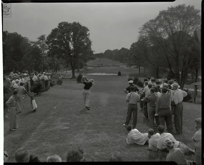 Framed Print : Sam Snead Teeing Off at Celebrities Tournament Framed Print : Sam Snead Teeing Off at Celebrities Tournament