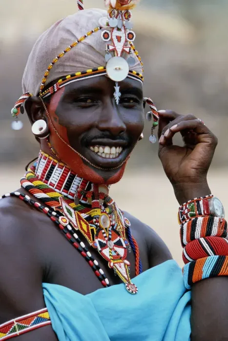 Framed Print : Samburu tribesman, portrait Framed Print : Samburu tribesman, portrait
