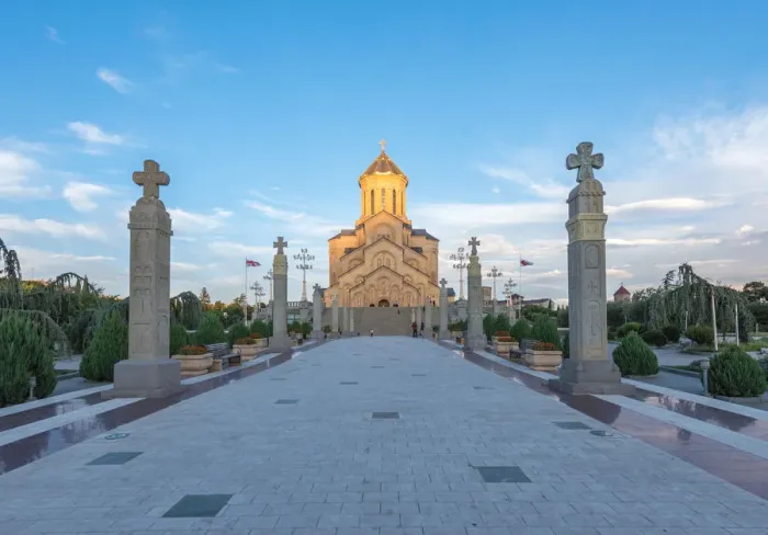 Framed Print : The Sameba cathedral Tbilisi Framed Print : The Sameba cathedral Tbilisi