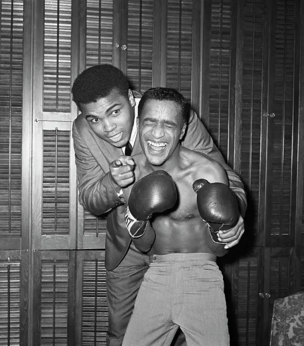 Framed Print : Sammy Davis and Cassius Clay Framed Print : Sammy Davis and Cassius Clay