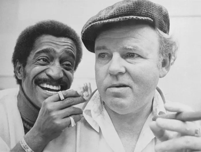 Framed Print : Sammy Davis Jr. and Carroll O'Connor in All In The Family Framed Print : Sammy Davis Jr. and Carroll O'Connor in All In The Family