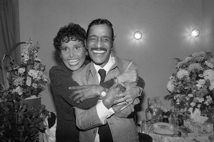 Framed Print : Sammy Davis Jr. and Lena Horne Embracing at Special Premiere Framed Print : Sammy Davis Jr. and Lena Horne Embracing at Special Premiere