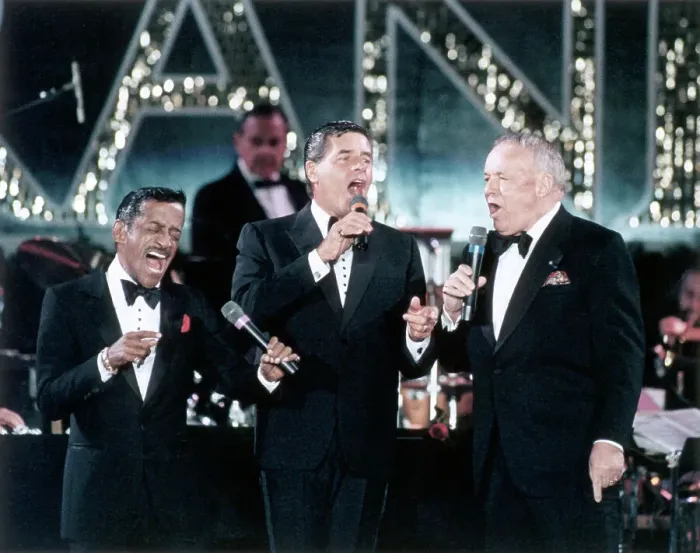 Framed Print : Sammy Davis Jr. Sings with Jerry Lewis and Frank Sinatra Framed Print : Sammy Davis Jr. Sings with Jerry Lewis and Frank Sinatra