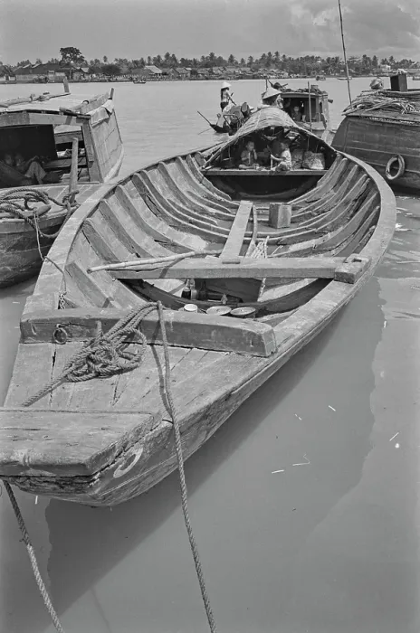 Framed Print : Sampan On The Saigon River Framed Print : Sampan On The Saigon River