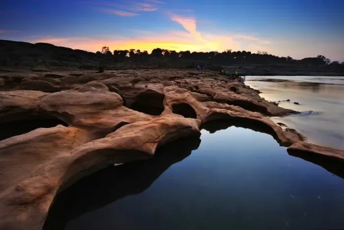 Framed Print : Samphanbok Rocks, Ubon Rachathani, Thailand Framed Print : Samphanbok Rocks, Ubon Rachathani, Thailand
