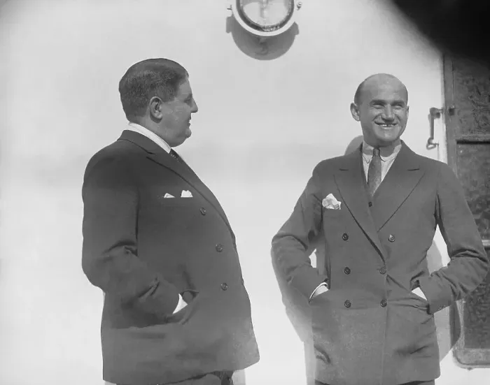 Framed Print : Samuel Goldwyn and Gilbert Miller