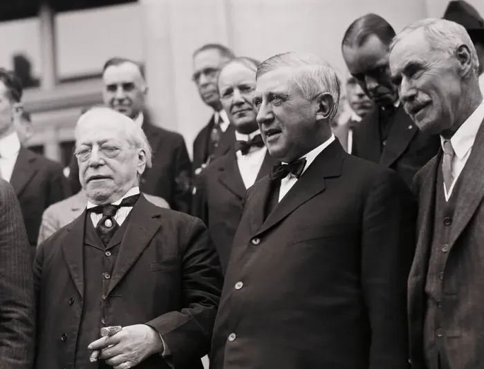 Framed Print : Samuel Gompers and Charles M. Schwab Attending National Unemployment Conference Framed Print : Samuel Gompers and Charles M. Schwab Attending National Unemployment Conference