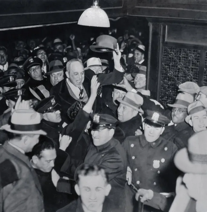 Framed Print : Samuel Leibowitz Getting Police Escort Framed Print : Samuel Leibowitz Getting Police Escort
