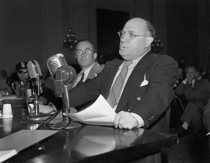 Framed Print : Samuel Ornitz In HUAC Witness Stand Framed Print : Samuel Ornitz In HUAC Witness Stand