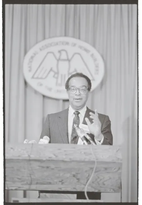 Framed Print : Samuel Pierce Speaking Framed Print : Samuel Pierce Speaking