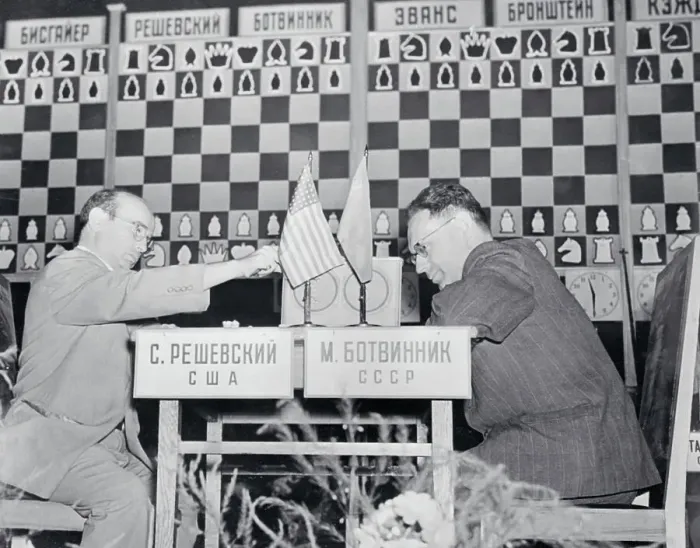 Framed Print : Samuel Reshevsky Playing Chess Against Mikhail Botvinnik Framed Print : Samuel Reshevsky Playing Chess Against Mikhail Botvinnik