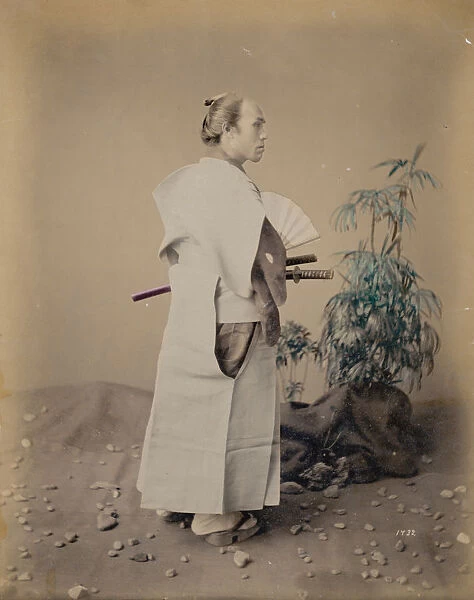 Samurai. circa 1880: A Japanese Samurai warrior. (Photo by Hulton Archive / Getty Images)