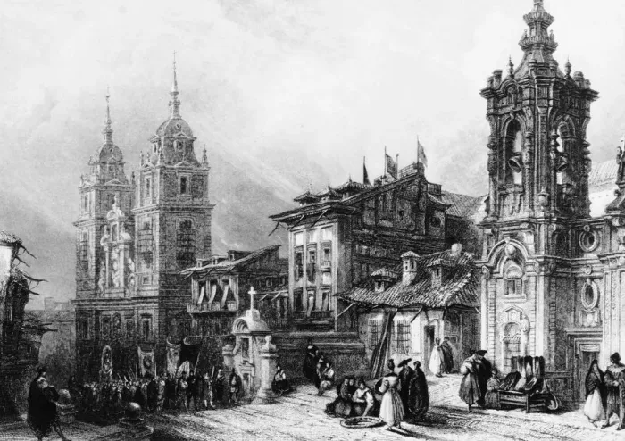 Framed Print : San Bernardo Street