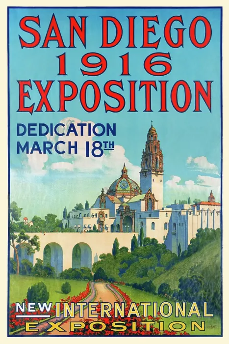 Framed Print : San Diego 1916 Exposition Framed Print : San Diego 1916 Exposition