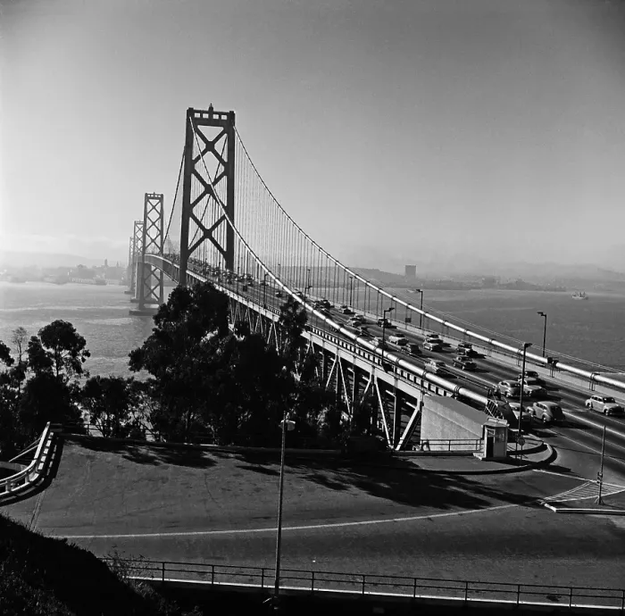 Framed Print : The San Francisco-Oakland Bay Bridge Framed Print : The San Francisco-Oakland Bay Bridge