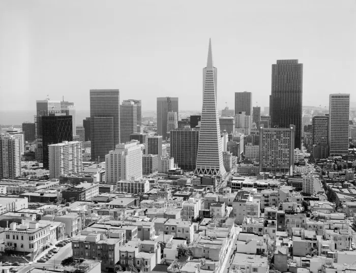 Framed Print : San Francisco skyline Framed Print : San Francisco skyline