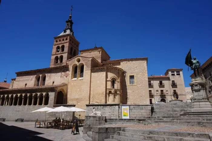 Framed Print : San Martin Church and Plaza de las Sirenas, Segovia, Spain Framed Print : San Martin Church and Plaza de las Sirenas, Segovia, Spain