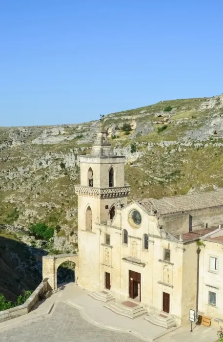 Framed Print : San Pietro Caveoso church facade, Matera Framed Print : San Pietro Caveoso church facade, Matera