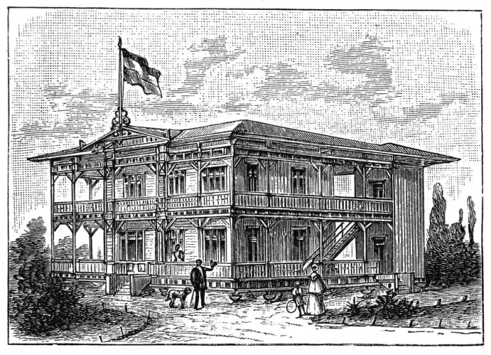 Framed Print : Sanatorium in Malimba (Cameroon)