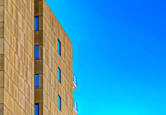 Framed Print : Sand Colored Skyscraper Framed Print : Sand Colored Skyscraper