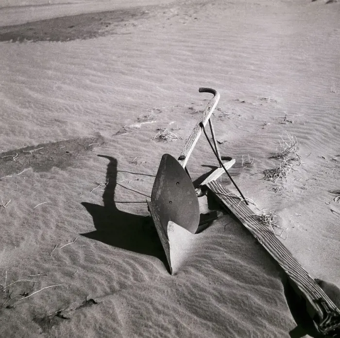 Framed Print : Sand Covering Plow Framed Print : Sand Covering Plow