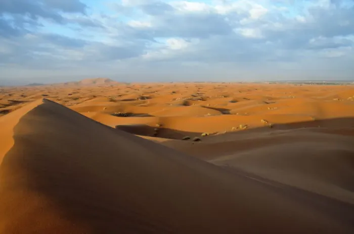 Framed Print : Sand dunes, Erg Chebbi desert, Morocco, Africa