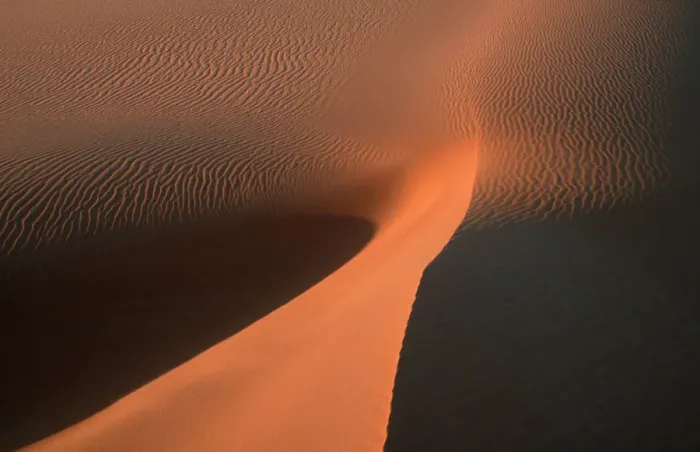 Framed Print : Sand Dunes, Sahara, Erg Ubari, Libya