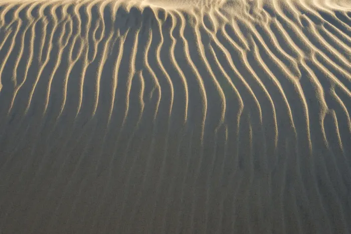 Framed Print : Sand structure, wind ripples, beach, Denmark Framed Print : Sand structure, wind ripples, beach, Denmark