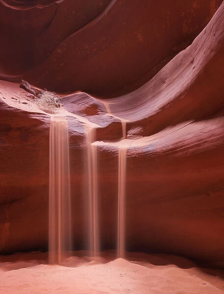 Sand Waterfall, Upper Antelope Canyon, Arizona