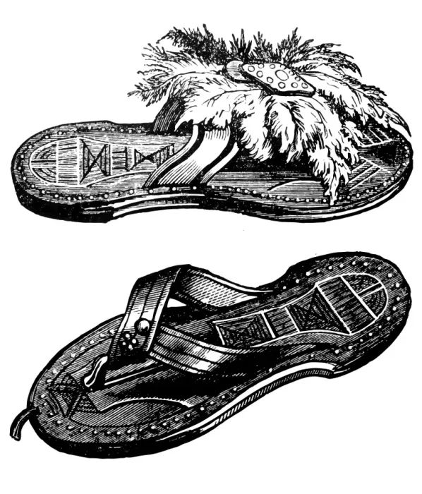 Framed Print : Sandals from Kano