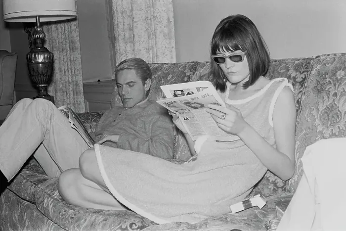 Framed Print : Sandie Shaw And Adam Faith Framed Print : Sandie Shaw And Adam Faith