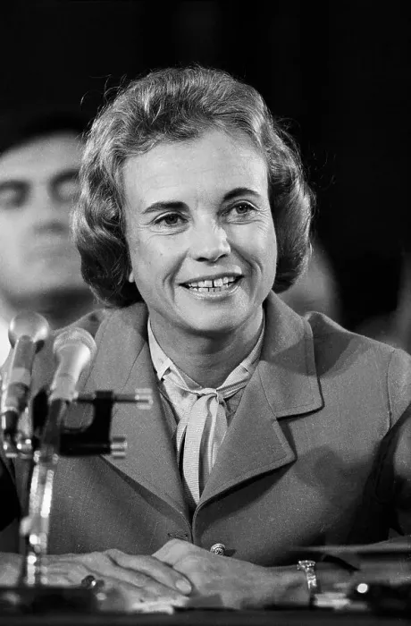 Framed Print : Sandra O'Connor During Nomination Hearing